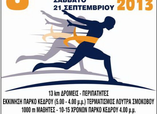 8ος αγώνας δρόμου Δολόπων – Αφίσα