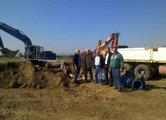 Προχωρούν τα έργα του αγωγού ύδρευσης Ανατολικής πλευράς Ν. Καρδίτσας