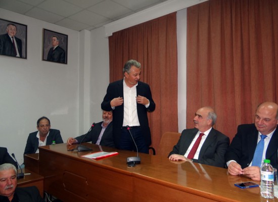Στο Δημαρχείο Σοφάδων ο Βαγγέλης Μεϊμαράκης