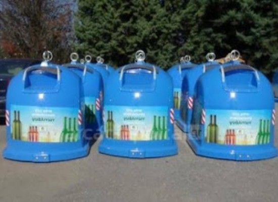 Τοποθέτηση κάδων ανακύκλωσης γυαλιού σε κεντρικά σημεία της έδρας και τοπικών κοινοτήτων