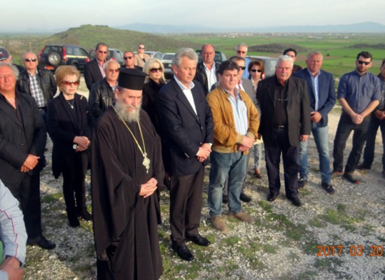 Επιμνημόσυνη δέηση στον τάφο του ήρωα Γεωργίου Λάιου