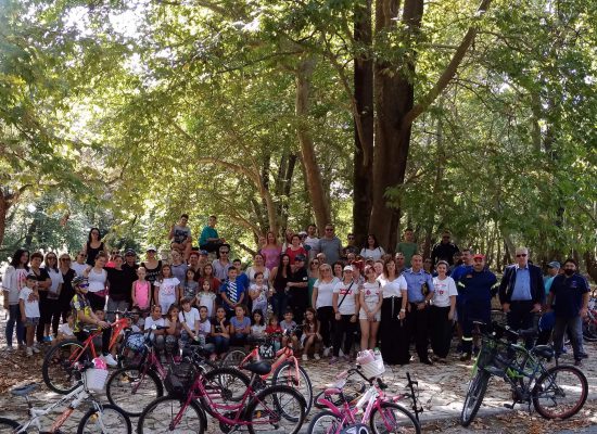 Ποδηλατοβόλτα πραγματοποιήθηκε την Κυριακή 15 Σεπτεμβρίου στον Δήμο Σοφάδων
