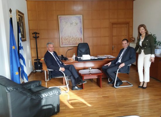 ΣΥΝΑΝΤΗΣΗ ΜΕ ΤΟΝ ΑΝΤΙΠΕΡΙΦΕΡΕΙΑΡΧΗ ΚΑΡΔΙΤΣΑΣ  ΕΙΧΕ Ο ΔΗΜΑΡΧΟΣ ΣΟΦΑΔΩΝ