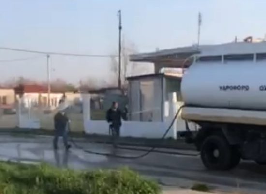 Απολύμανση δημόσιων χώρων στους Σοφάδες λόγω κορονοϊού
