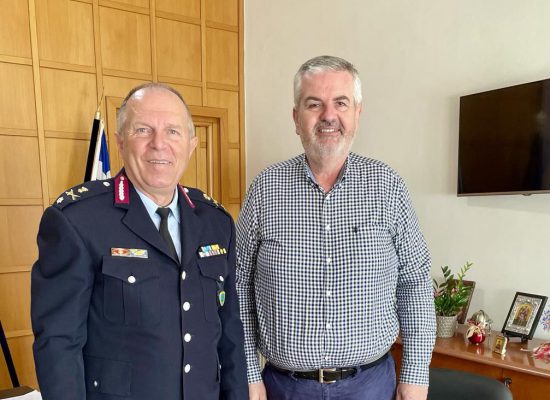 ΣΥΝΑΝΤΗΣΗ ΔΗΜΑΡΧΟΥ ΣΟΦΑΔΩΝ ΜΕ ΤΟΝ ΑΣΤΥΝΟΜΙΚΟ ΔΙΕΥΘΥΝΤΗ ΚΑΡΔΙΤΣΑΣ