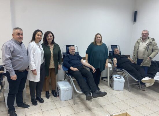 Με επιτυχία η Εθελοντική Αιμοδοσία και η κοπή της Πρωτοχρονιάτικης Πίτας στον Δήμο Σοφάδων.