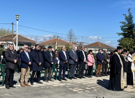 Με ιδιαίτερη επισημότητα και συγκίνηση πραγματοποιήθηκε στο Ανώγειο του Δήμου Σοφάδων η καθιερωμένη εκδήλωση μνήμης προς τιμήν του αγρότη – αγωνιστή Χρήστου Σάλτα