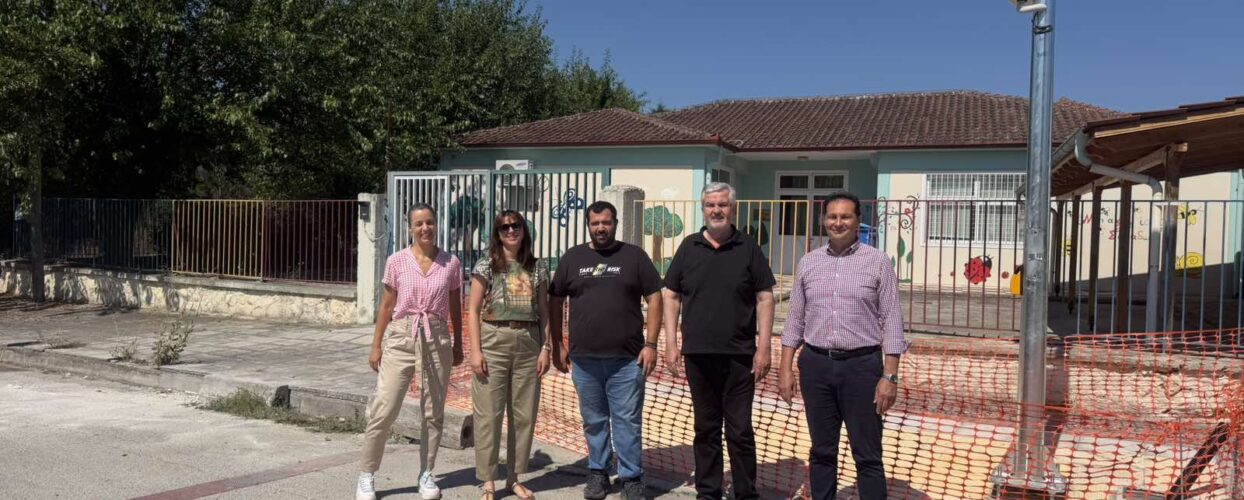 Αυτοψία στις υπό κατασκευή πρότυπες σχολικές διαβάσεις του Δήμου Σοφάδων