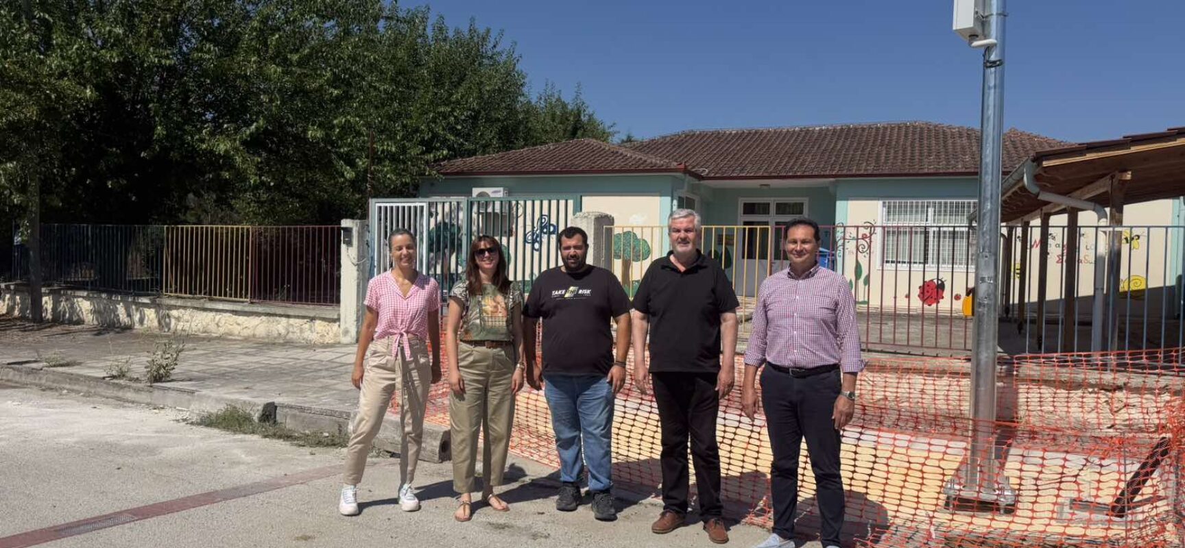 Αυτοψία στις υπό κατασκευή πρότυπες σχολικές διαβάσεις του Δήμου Σοφάδων