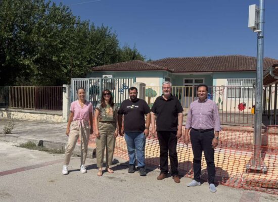Αυτοψία στις υπό κατασκευή πρότυπες σχολικές διαβάσεις του Δήμου Σοφάδων